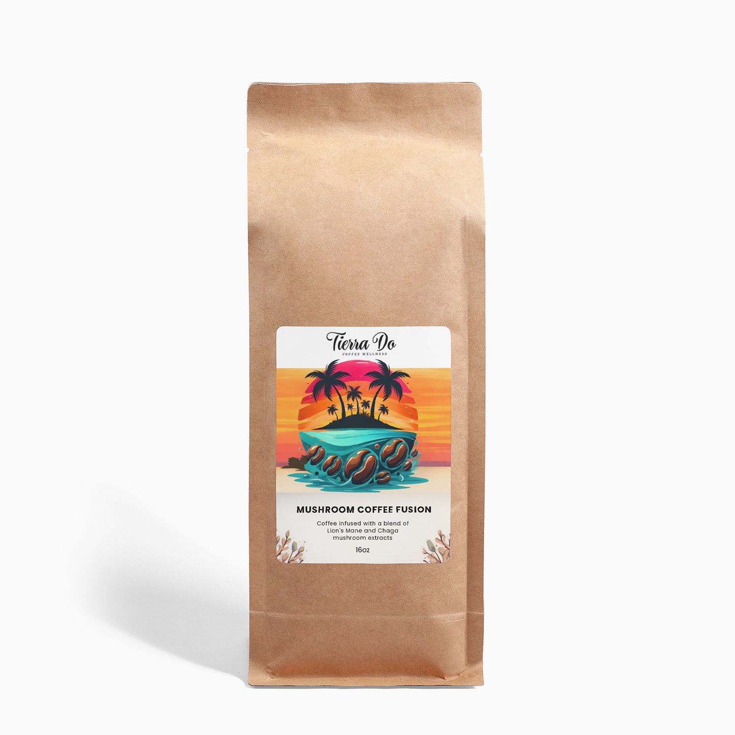 Mushroom Coffee Fusion - Lion’s Mane & Chaga 16oz